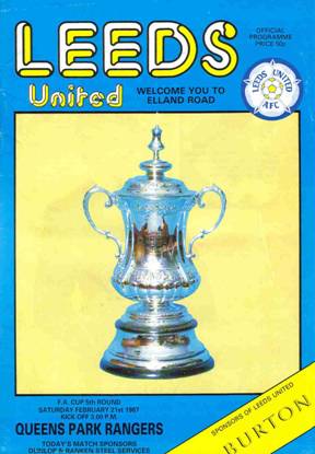 1987 QPR ER v QPR1986-87 FA Cup 5th Round 21-2-87